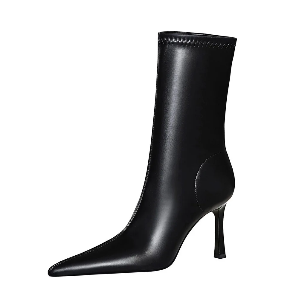 New Style Slim Super High Heels Banquet Women's With Pointed Toes For Slimming High-heeled Short Boots Women Pumps туфли женские
New Style Slim Super High Heels Banquet Women's With Pointed Toes For Slimming High-heeled Short Boots Women Pumps туфли женские