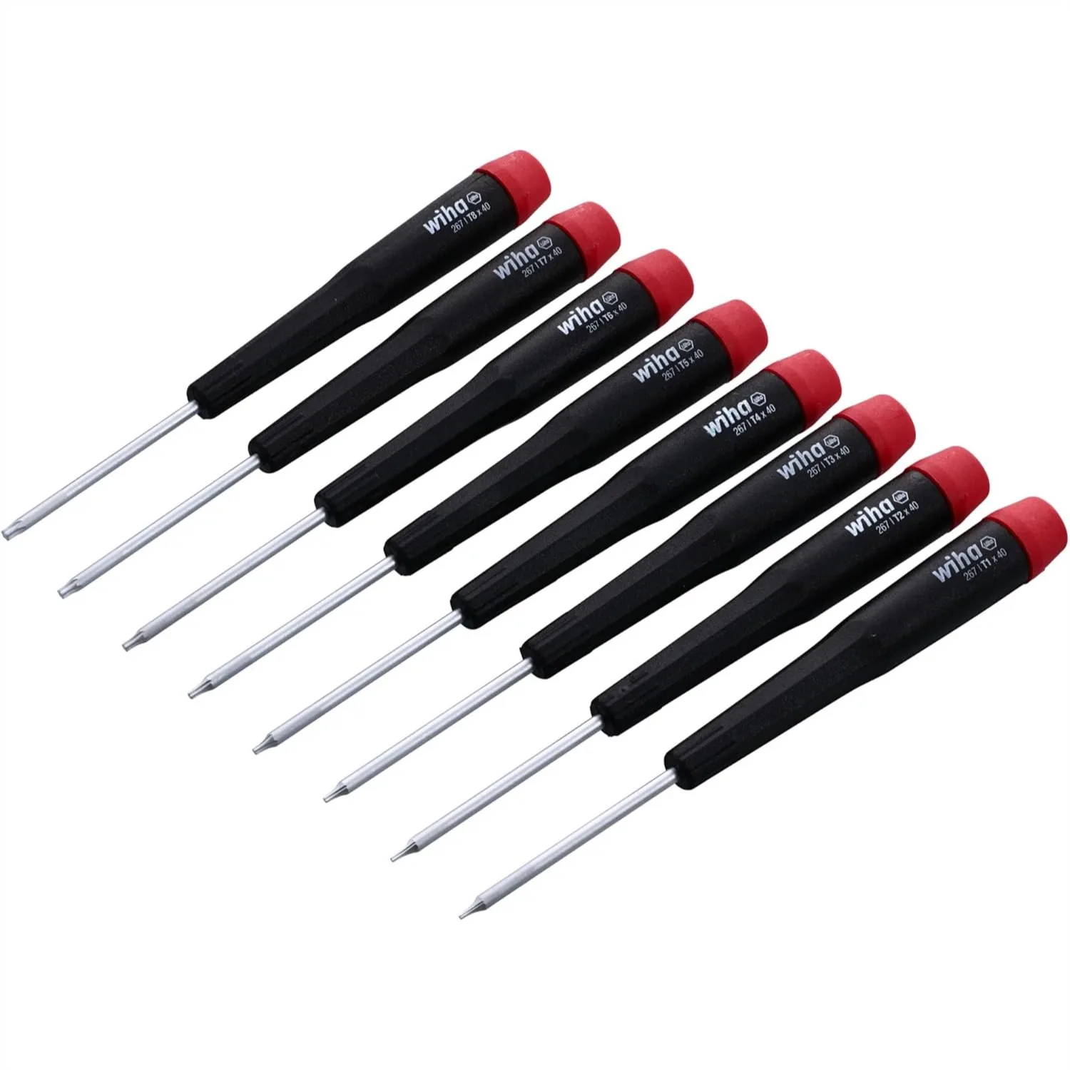 Precision Torx T1-T8 Screwdriver Set, 8-Piece, Extra-Long Handle for Smooth Turning
Precision Torx T1-T8 Screwdriver Set, 8-Piece, Extra-Long Handle for Smooth Turning