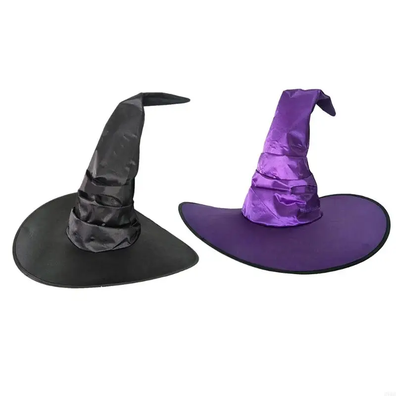 652F Vintage Pleated Witch Hat Halloween Hat for Creative Wizard Hat All-match Cosplay Hat Dress Up for Outdoor Halloween Par
652F Vintage Pleated Witch Hat Halloween Hat for Creative Wizard Hat All-match Cosplay Hat Dress Up for Outdoor Halloween Par