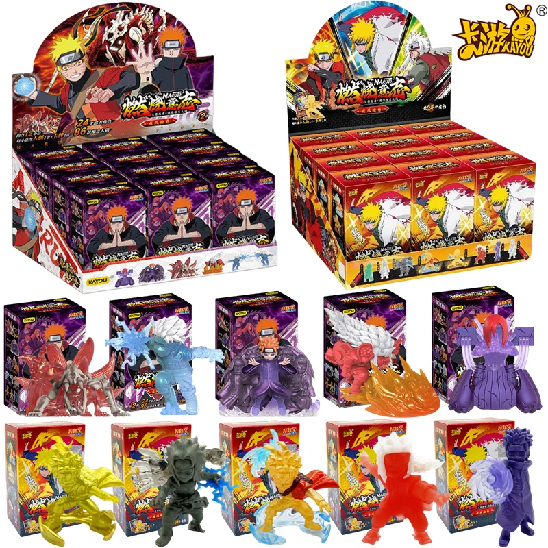 KAYOU NARUTO Mini Doll Rubber Figures Blind box Series Chakra Mode Sasuke Gaara Kurama Shikamaru Model Toy
KAYOU NARUTO Mini Doll Rubber Figures Blind box Series Chakra Mode Sasuke Gaara Kurama Shikamaru Model Toy