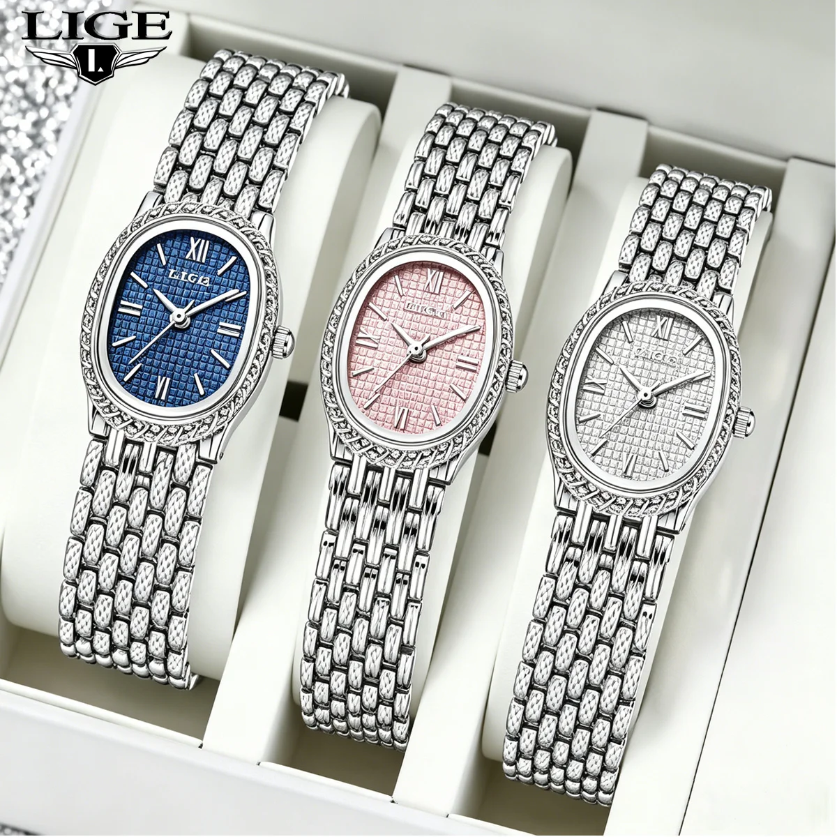LIGE New Women‘s Quartz Watches Simple Luxury Fashion Elegant Female Wristwatch Waterproof Watch Gift for Girl Relogio Feminino
LIGE New Women‘s Quartz Watches Simple Luxury Fashion Elegant Female Wristwatch Waterproof Watch Gift for Girl Relogio Feminino