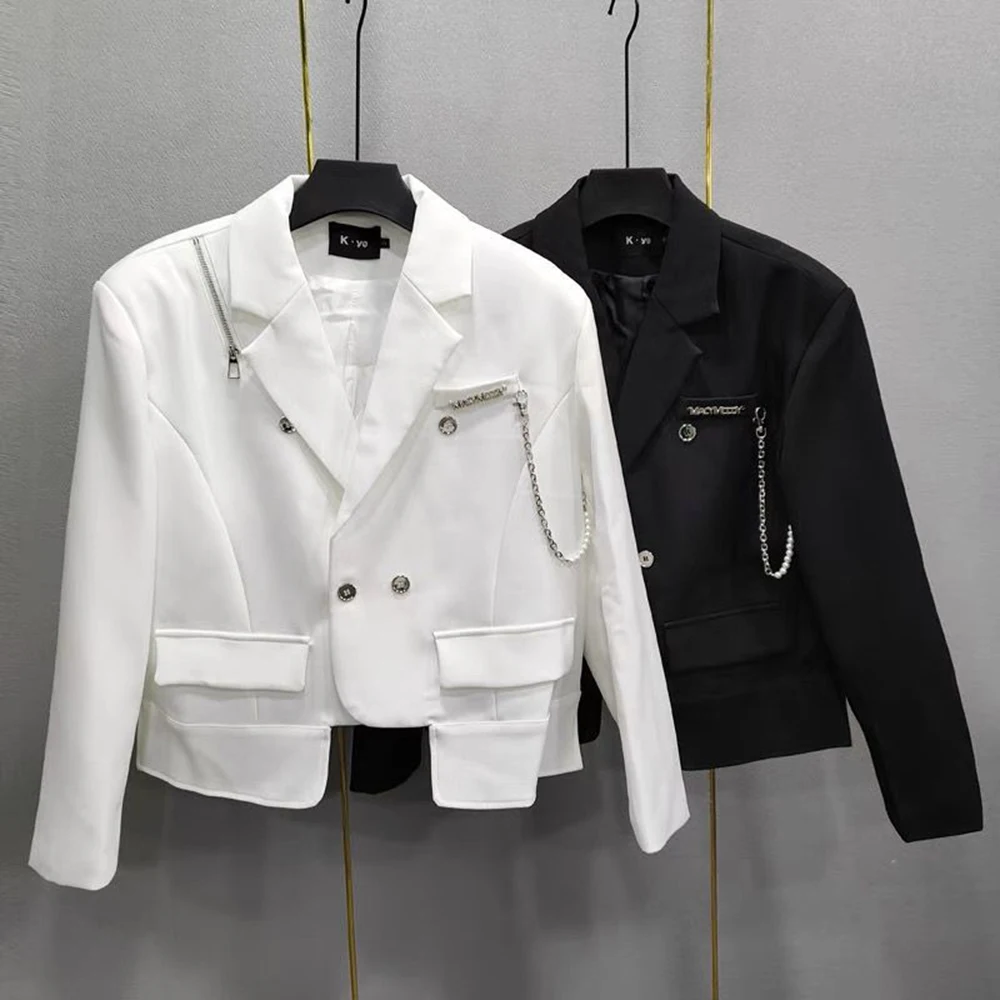 Новый зимний мужской однотонный пиджак с длинными рукавами, американский ретро-модный модный свободный повседневный нишевый мужской топ High Street
Новый зимний мужской однотонный пиджак с длинными рукавами, американский ретро-модный модный свободный повседневный нишевый мужской топ High Street