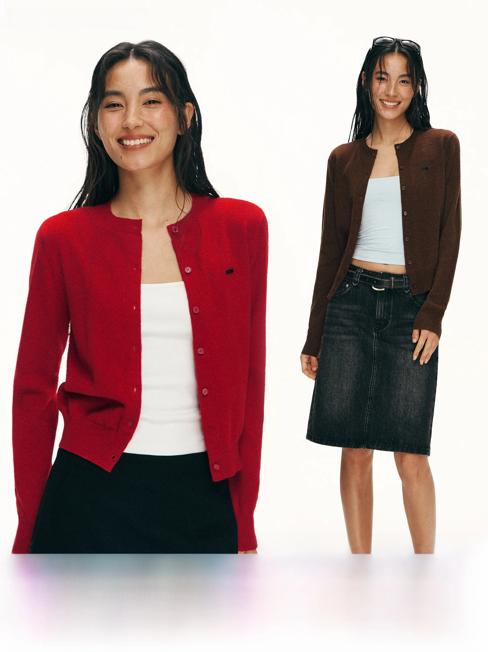 Ariseism Black Label 51% Wool Knitted Open Cardigan Women's Spring New Style Slim Fit Street Style Long Sleeve round Neck Swe...
Ariseism Black Label 51% Wool Knitted Open Cardigan Women's Spring New Style Slim Fit Street Style Long Sleeve round Neck Swe...