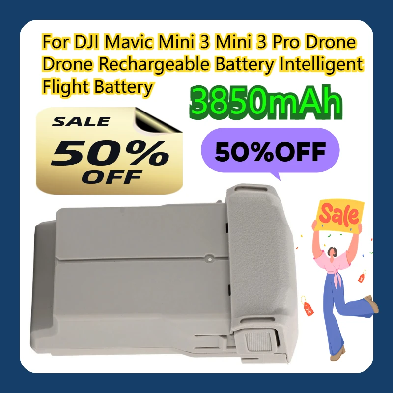 For DJI Mavic Mini 3 Mini 3 Pro Drone Drone Rechargeable Battery 3850mAh Intelligent Flight Battery
For DJI Mavic Mini 3 Mini 3 Pro Drone Drone Rechargeable Battery 3850mAh Intelligent Flight Battery