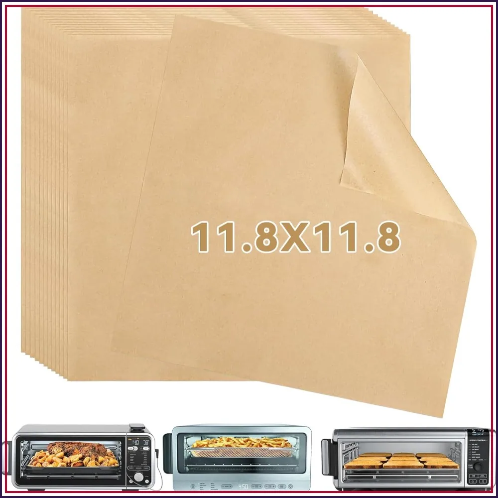 120 Pcs 12-Inch Air Fryer Parchment Paper Squares, Non-Stick & Tear-Resistant
120 Pcs 12-Inch Air Fryer Parchment Paper Squares, Non-Stick & Tear-Resistant