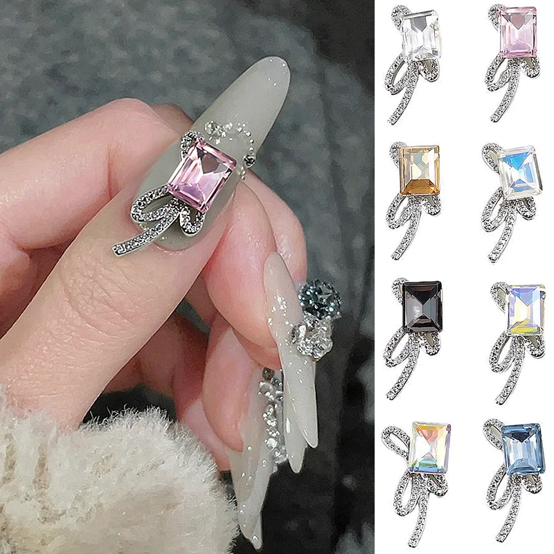 10PCS 3D Luxury Alloy Bow Nail Art Charm Supplies Rectangle Rhinestone Crystal Diamond Accessories For Nails Decoration Material
10PCS 3D Luxury Alloy Bow Nail Art Charm Supplies Rectangle Rhinestone Crystal Diamond Accessories For Nails Decoration Material