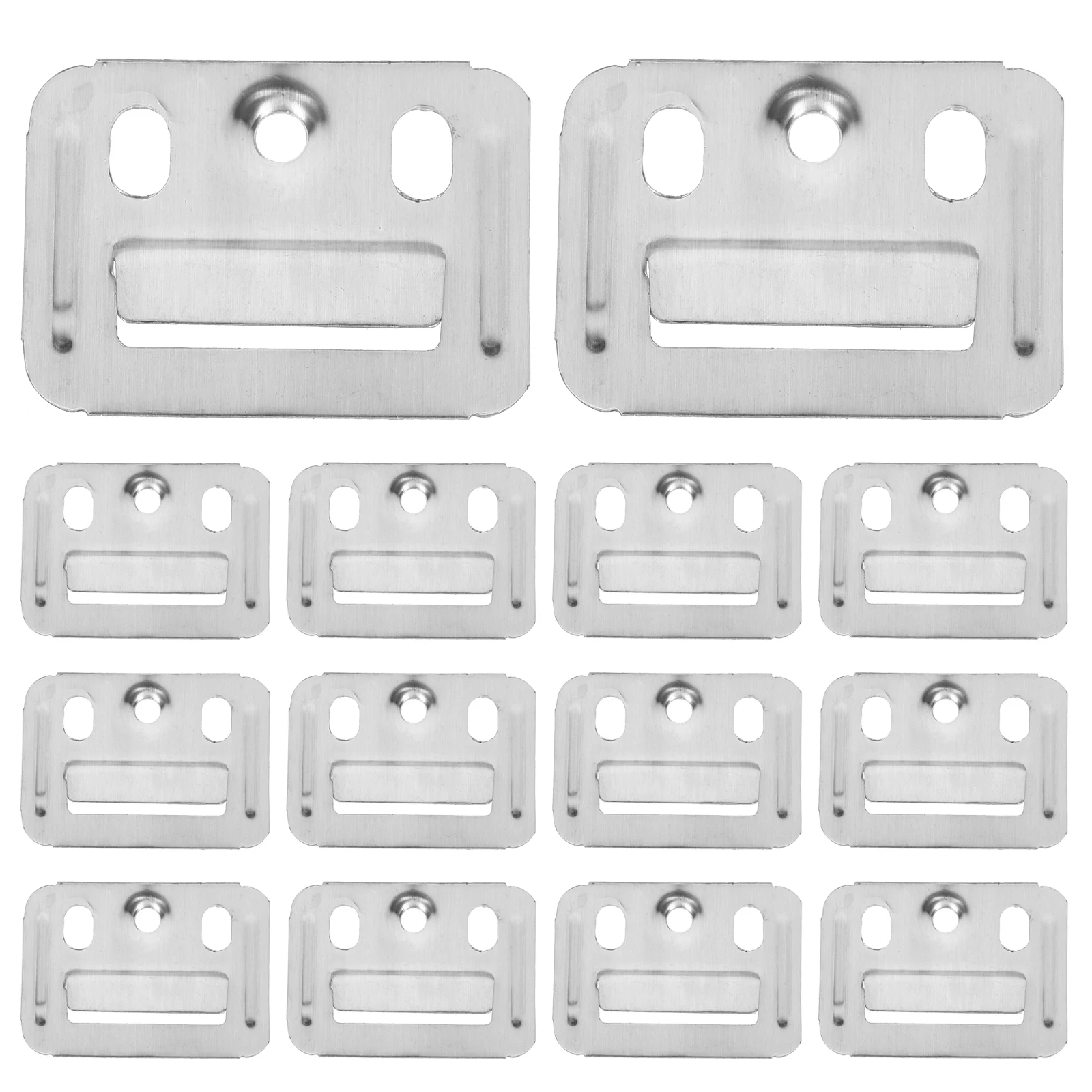 100 Pcs Stainless Steel Quick Loading Plate Accessories 43x32 Durable Wall Panel Buckle Clamp Fixing Piece Furniture
100 Pcs Stainless Steel Quick Loading Plate Accessories 43x32 Durable Wall Panel Buckle Clamp Fixing Piece Furniture