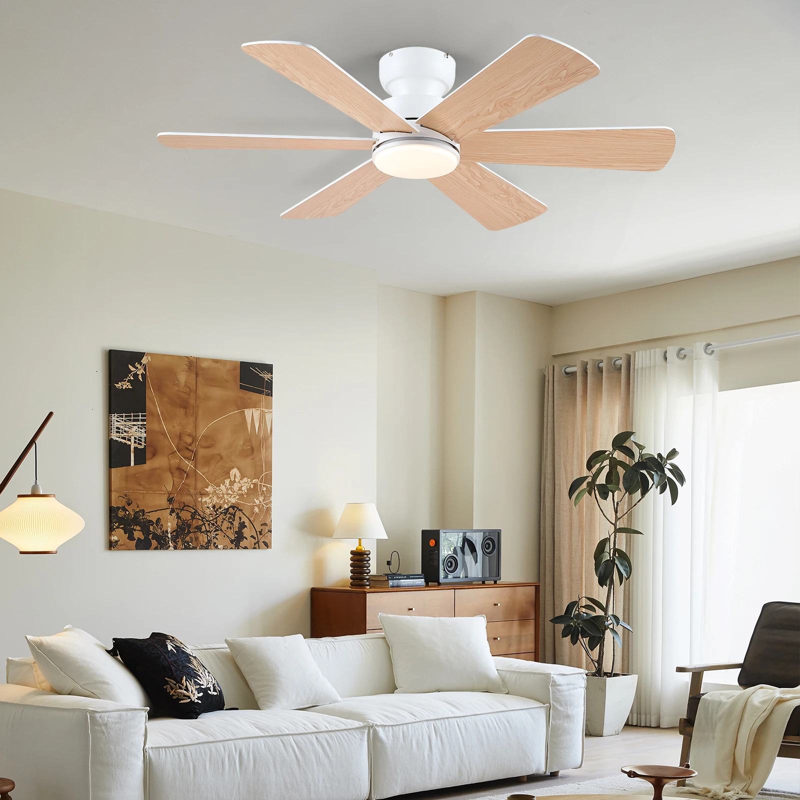 American-style home improvement lighting solution for villa living room and relaxing bedroom decor modern ceiling fan light
American-style home improvement lighting solution for villa living room and relaxing bedroom decor modern ceiling fan light