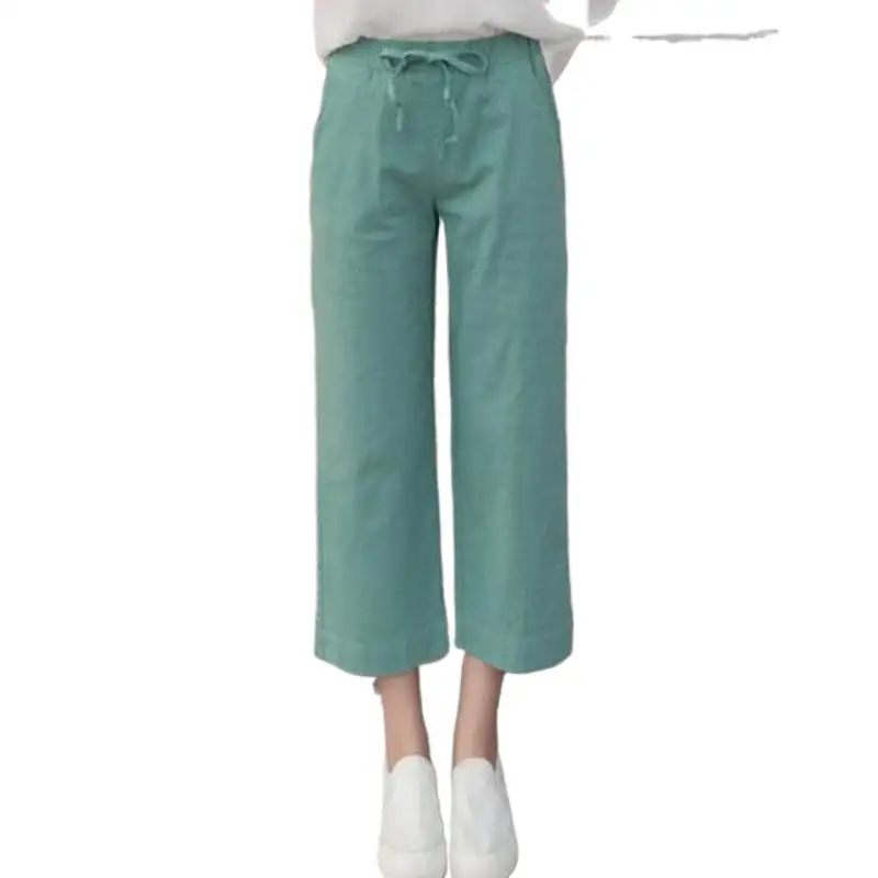 2024 New women cotton linen wide leg pants,Brand comfortable women trousers straight pants
2024 New women cotton linen wide leg pants,Brand comfortable women trousers straight pants