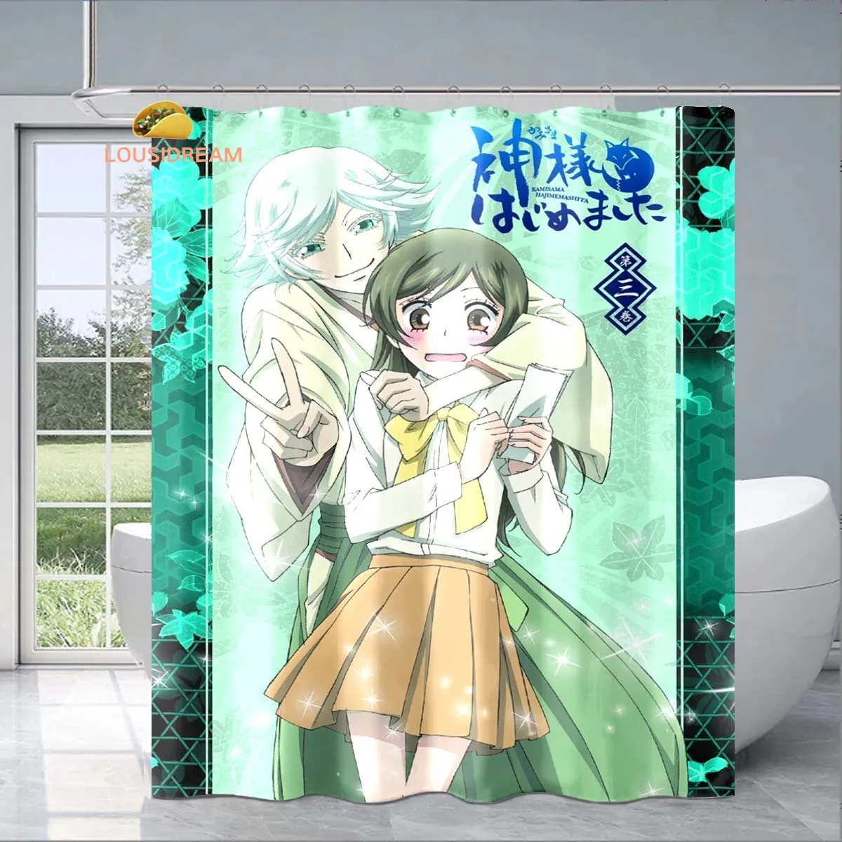 K-Kamisama Kiss Exquisite Shower Curtain Fashionable Decorative Gift for Adult Children's Bathroom Waterproof and Mildew-proof
K-Kamisama Kiss Exquisite Shower Curtain Fashionable Decorative Gift for Adult Children's Bathroom Waterproof and Mildew-proof