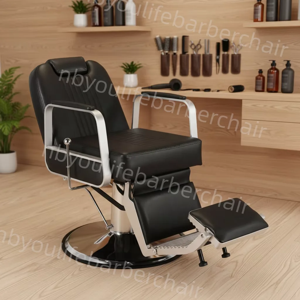 Black Barber Chair 680mm Big Base Heavy Duty Durable Salon Chair Hairdressing Equipment for School Use Factory Direct Sale
Black Barber Chair 680mm Big Base Heavy Duty Durable Salon Chair Hairdressing Equipment for School Use Factory Direct Sale