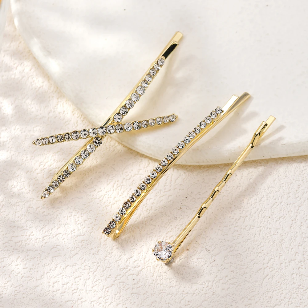 Y2k hair clip rhinestone hair Accessory Set: Simple pattern geometric X Side clip, popular hair accessory for women
Y2k hair clip rhinestone hair Accessory Set: Simple pattern geometric X Side clip, popular hair accessory for women