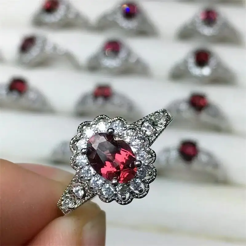 Natural Garnet Facet Adjustable Size Ring Colour Crystal Trendy Creative Mature Fashion Jewelry Gift 1PCS
Natural Garnet Facet Adjustable Size Ring Colour Crystal Trendy Creative Mature Fashion Jewelry Gift 1PCS