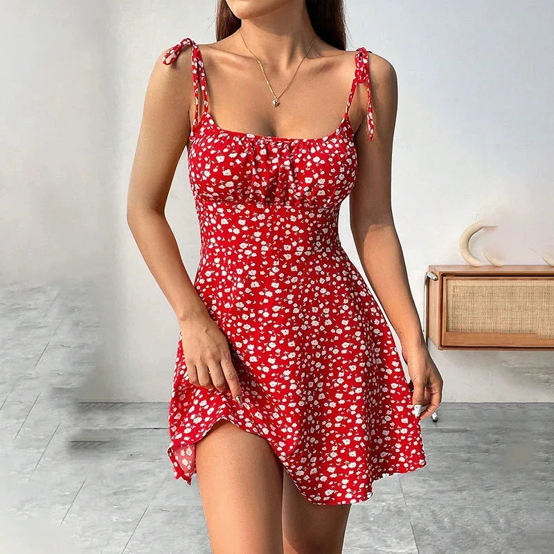Women's Summer Floral Spaghetti Strap Beach Short Dress,Womens Dresses,Woman Clothing,Woman Clothes,Sundress,New In Dress 2025
Women's Summer Floral Spaghetti Strap Beach Short Dress,Womens Dresses,Woman Clothing,Woman Clothes,Sundress,New In Dress 2025