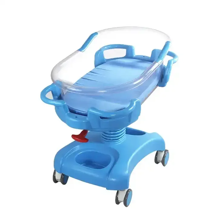 Comfortable ABS Newborn Baby Bed Height Adjustable Baby Cot Baby Trolley Bed With Mattress
Comfortable ABS Newborn Baby Bed Height Adjustable Baby Cot Baby Trolley Bed With Mattress