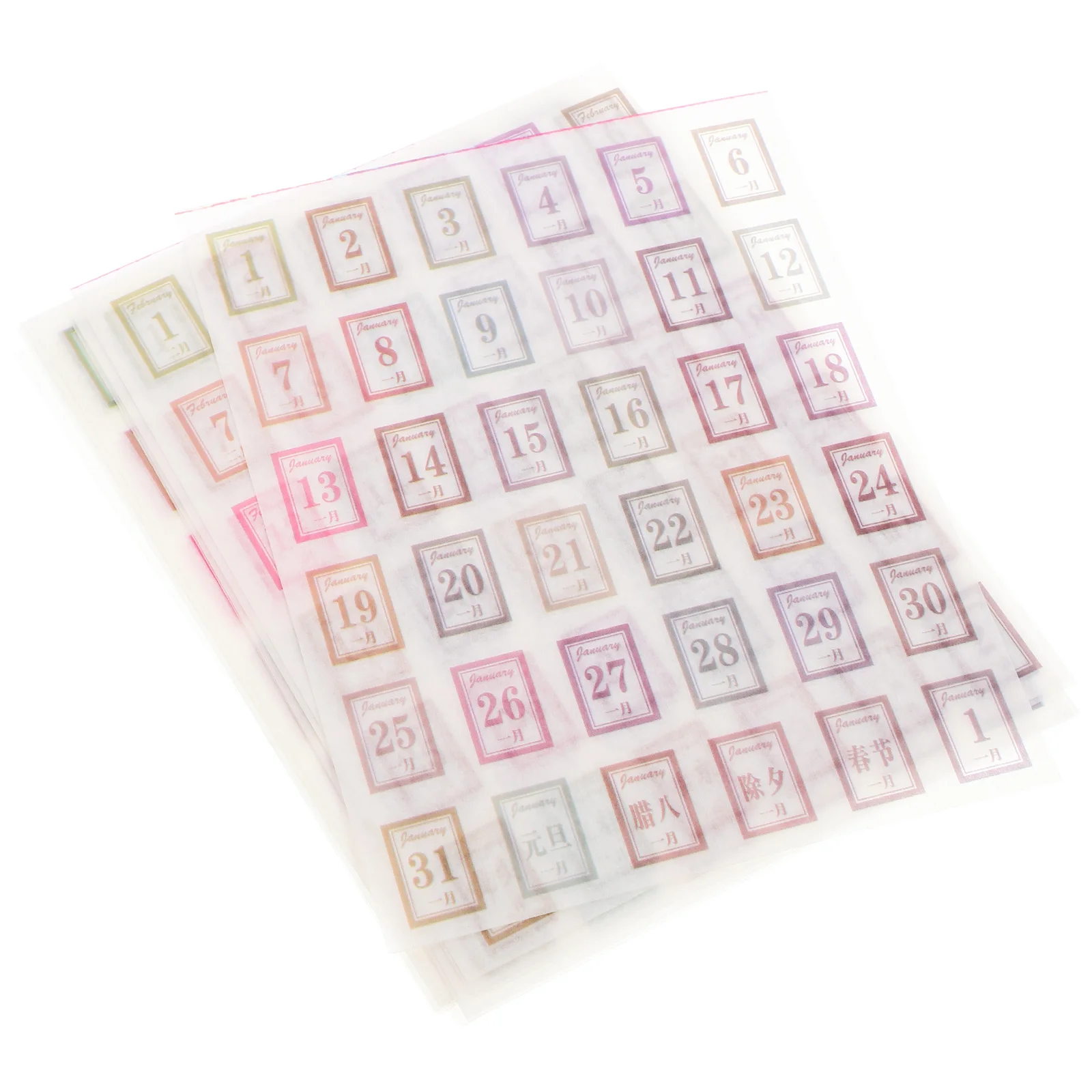 12 Sheets Monthly Calendar Tabs Planner Stickers Gradient Color Design Note Pad Markers Decorative Calendar Stickers
12 Sheets Monthly Calendar Tabs Planner Stickers Gradient Color Design Note Pad Markers Decorative Calendar Stickers