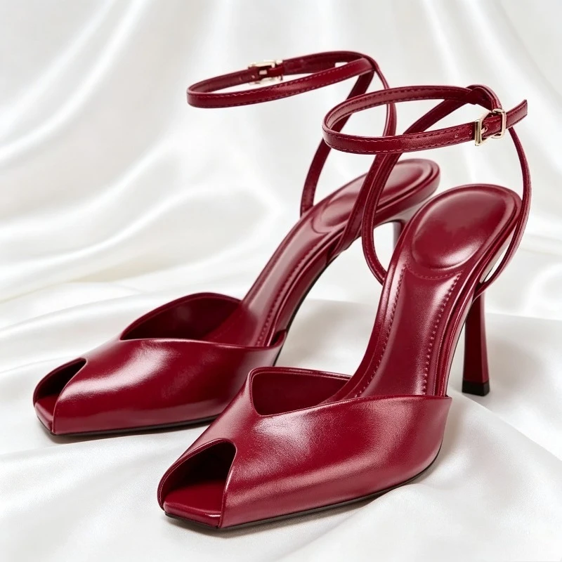 Sexy Designer Brand High Heels Women Fashion Ankle Strap Sandals Women Ankle Strap Fish Mouth Elegant Wedding Party Shoes Pumps
Sexy Designer Brand High Heels Women Fashion Ankle Strap Sandals Women Ankle Strap Fish Mouth Elegant Wedding Party Shoes Pumps