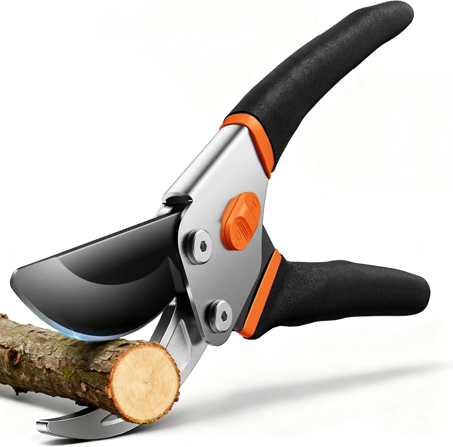 8.5" Pruning Shears, Professional Garden Pruner with Jam-Proof Spring & SK5 Blade, Ergonomic Bypass Clippers for Rose, Tree Trimming, Heavy Duty Bonsai Scissor
8.5" Pruning Shears, Professional Garden Pruner with Jam-Proof Spring & SK5 Blade, Ergonomic Bypass Clippers for Rose, Tree Trimming, Heavy Duty Bonsai Scissor