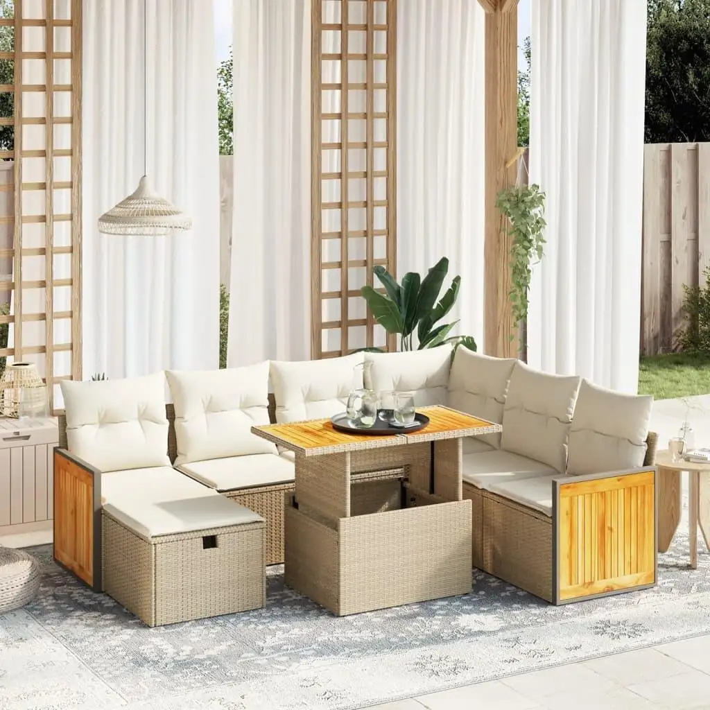 Beige Garden Sofa Set Comfortable Outdoor Lounge Furniture Stylish Patio Seating 4 Pieces
Beige Garden Sofa Set Comfortable Outdoor Lounge Furniture Stylish Patio Seating 4 Pieces