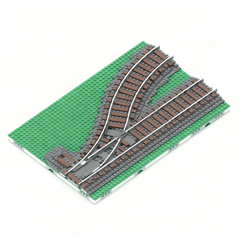 576PCS MOC Railway Train Mils Ballasted Left Switch Return Curve Model DIY Creative Assembly Building Blocks Display Gift Set
576PCS MOC Railway Train Mils Ballasted Left Switch Return Curve Model DIY Creative Assembly Building Blocks Display Gift Set