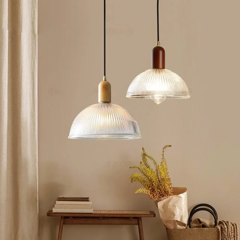Japanese Style Simple Glass Chandelier Creative Personality Restaurant Bar Single Head Solid Wood Chandelier
Japanese Style Simple Glass Chandelier Creative Personality Restaurant Bar Single Head Solid Wood Chandelier