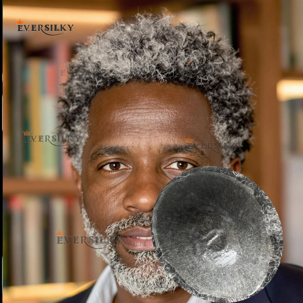 6mm Afro Tight Curly Men's Toupee 1B80 1B40 1B65 Grey Black HumanHair System Capillary Prosthesi Durable Full Skin Base Hairpiec
6mm Afro Tight Curly Men's Toupee 1B80 1B40 1B65 Grey Black HumanHair System Capillary Prosthesi Durable Full Skin Base Hairpiec