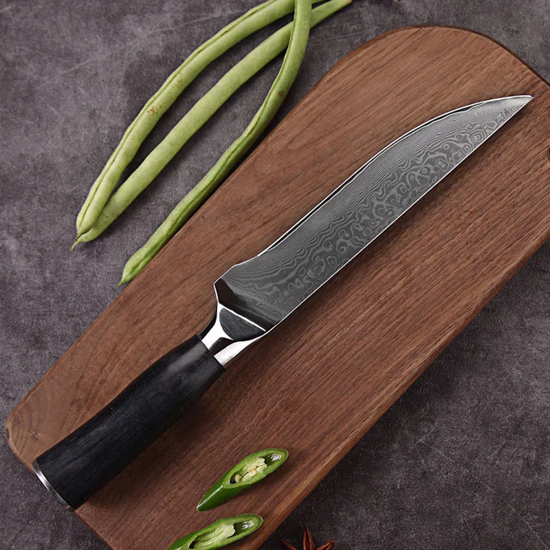 Кухонные ножи 5 дюймов, лезвие из дамасской стали, ручная работа, кованый острый нож для стейка, нож для резки овощей, мяса
Кухонные ножи 5 дюймов, лезвие из дамасской стали, ручная работа, кованый острый нож для стейка, нож для резки овощей, мяса