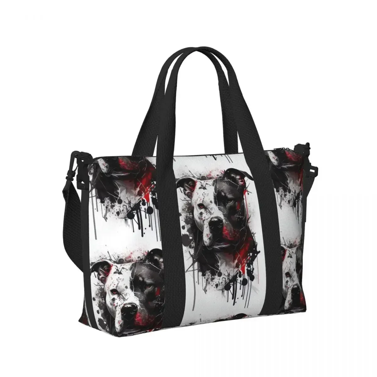 Staffordshire Bull Terrier Dog EBT Love Beach Travel Bag Large Capacity Tote Bag for Gym Yoga Women Shopping Duffle Shoulder Bag
Staffordshire Bull Terrier Dog EBT Love Beach Travel Bag Large Capacity Tote Bag for Gym Yoga Women Shopping Duffle Shoulder Bag