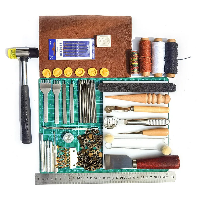 Leather tools, handmadegoods making tools,DIY tool set, handmade leather goodsbag tools
Leather tools, handmadegoods making tools,DIY tool set, handmade leather goodsbag tools