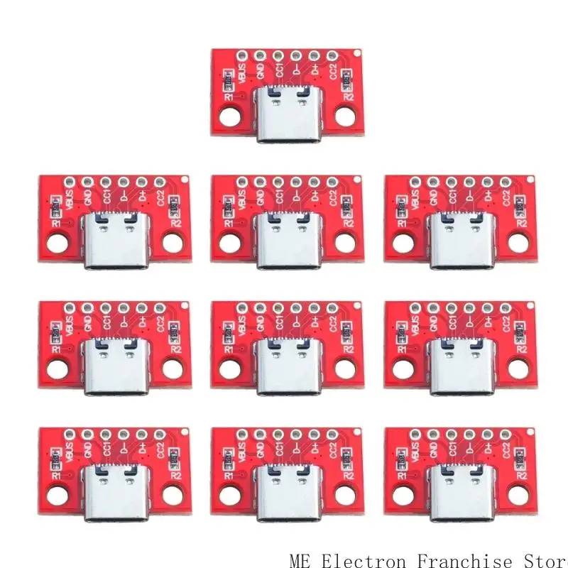 T5EA 10pcs Type C Женская тестовая плата USB 3,1 плата печатной платы от 16p до 2,54 мм разъемы
T5EA 10pcs Type C Женская тестовая плата USB 3,1 плата печатной платы от 16p до 2,54 мм разъемы