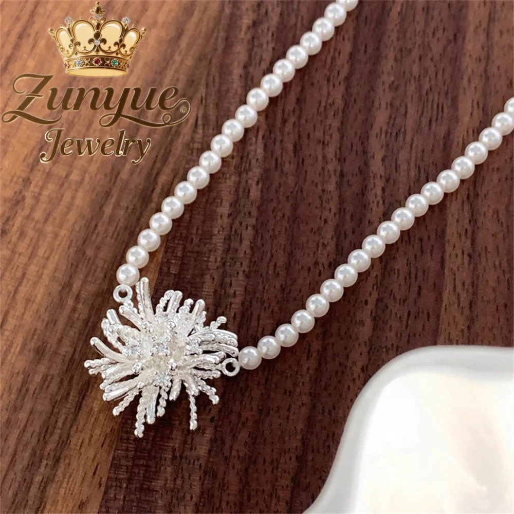 Dandelion Pendant, Pearl Necklace, Collarbone Chain, Light Luxury, Niche And High-End Neckchain Fashion Jewelry Exquisite Luxury
Dandelion Pendant, Pearl Necklace, Collarbone Chain, Light Luxury, Niche And High-End Neckchain Fashion Jewelry Exquisite Luxury