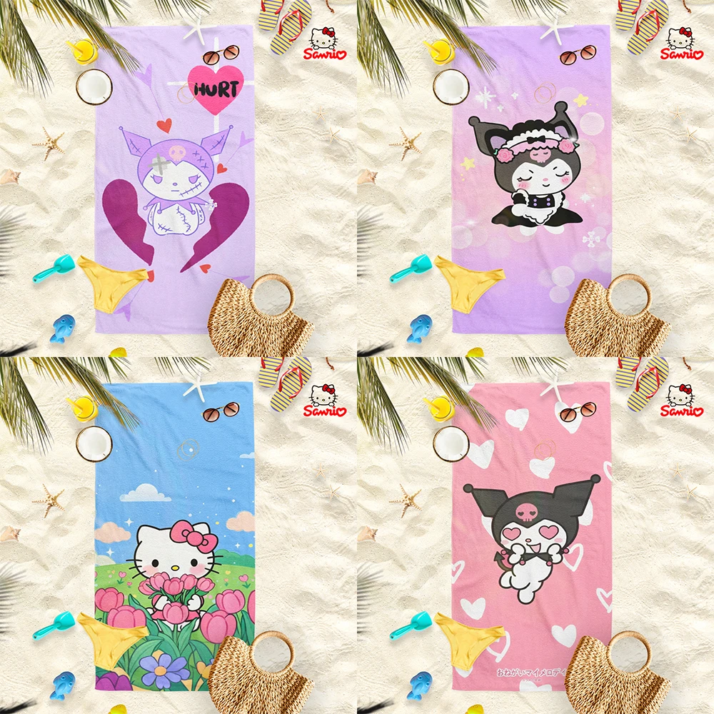 Adorable Cartoon-Print Beach Towels: Hello Kitty & Sanrio Characters! Suitable for towels, bath towels, beach towels
Adorable Cartoon-Print Beach Towels: Hello Kitty & Sanrio Characters! Suitable for towels, bath towels, beach towels
