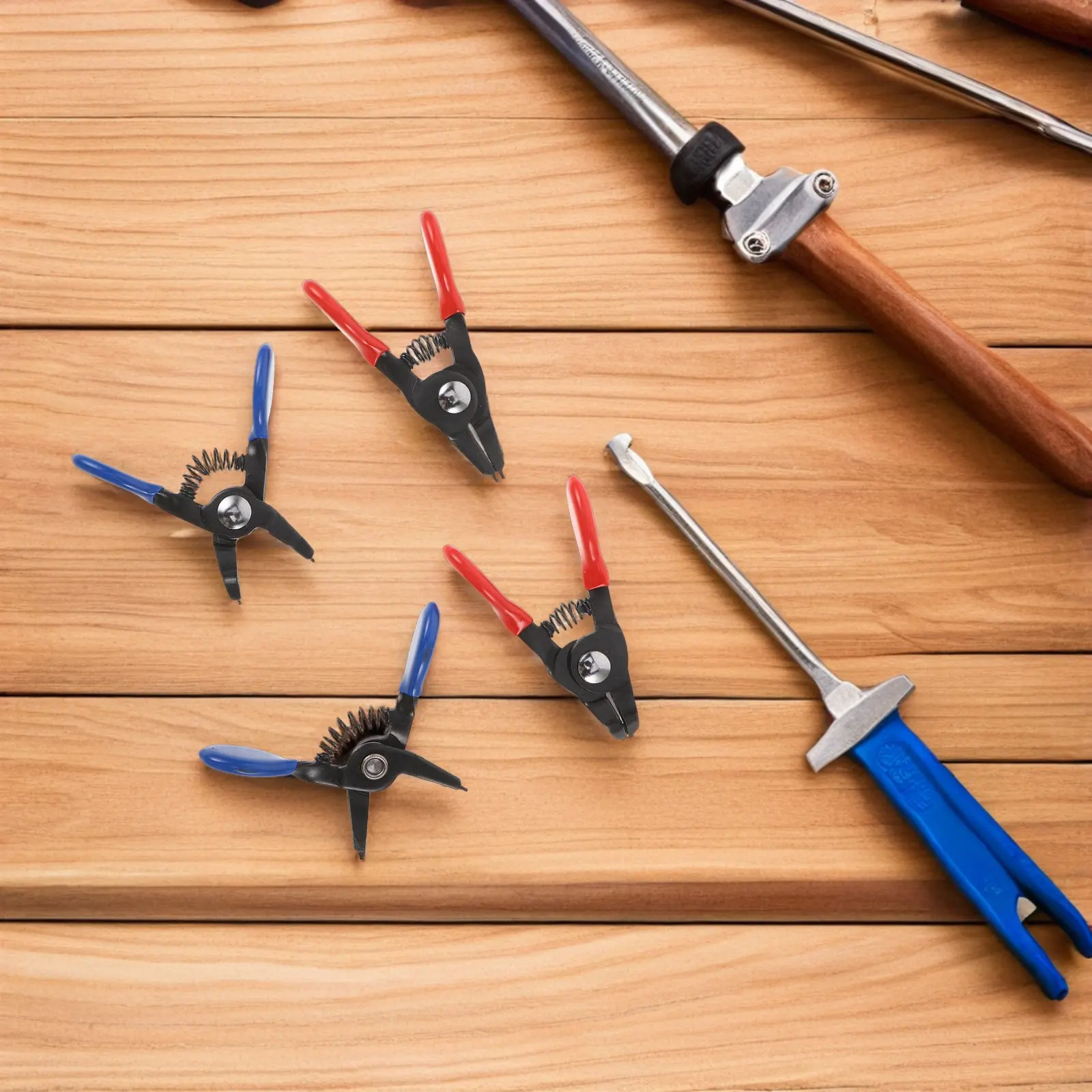 4Pcs Precision Circlip Pliers Set Internal External Snap Ring Pliers Straight Bent Tips Heavy Duty Automotive Maintenance Car
4Pcs Precision Circlip Pliers Set Internal External Snap Ring Pliers Straight Bent Tips Heavy Duty Automotive Maintenance Car