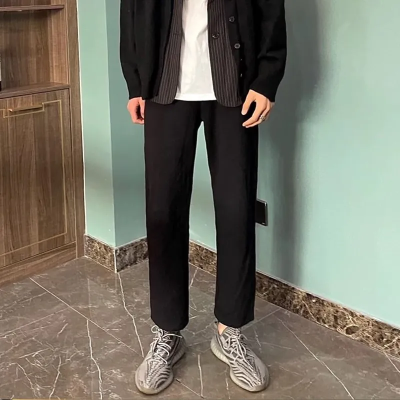 Men's Straight Leg Casual Pants Loose Fit Sports Bla Wide Leg Trendy Sweatpants Autumn Season Versatile Korean Sle
Men's Straight Leg Casual Pants Loose Fit Sports Bla Wide Leg Trendy Sweatpants Autumn Season Versatile Korean Sle