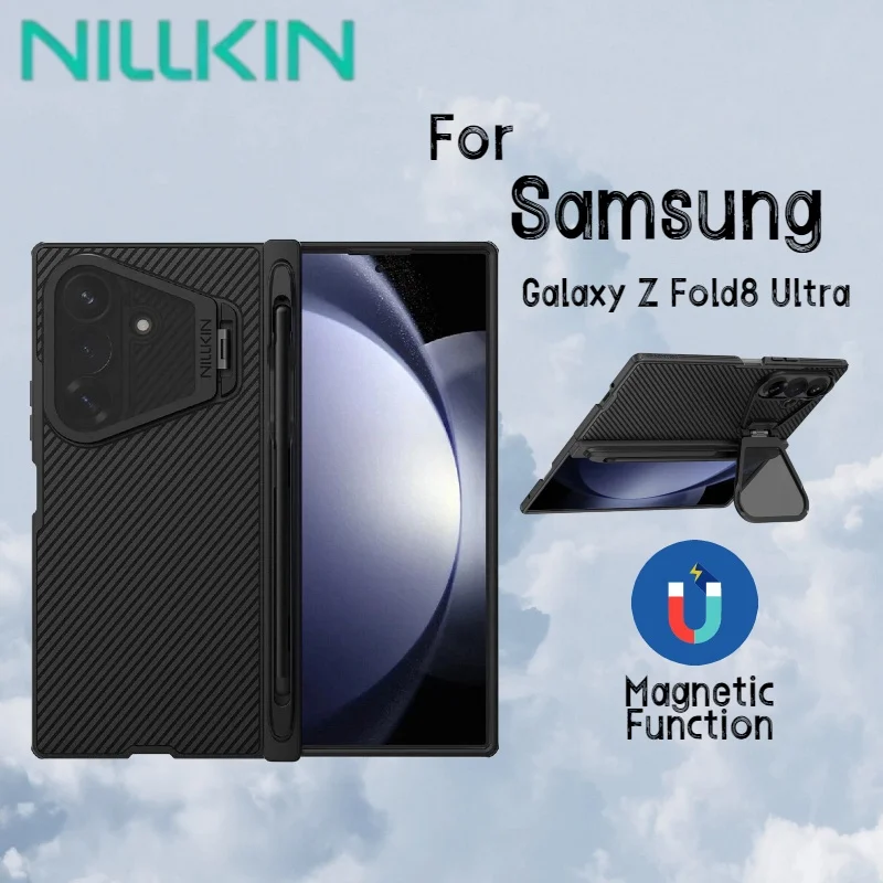 Nillkin For Samsung Galaxy Z Fold 8 Ultra Case Camshield Pro Magnetic with S-Pen Case Transparency Camera Stand Cover Protection
Nillkin For Samsung Galaxy Z Fold 8 Ultra Case Camshield Pro Magnetic with S-Pen Case Transparency Camera Stand Cover Protection