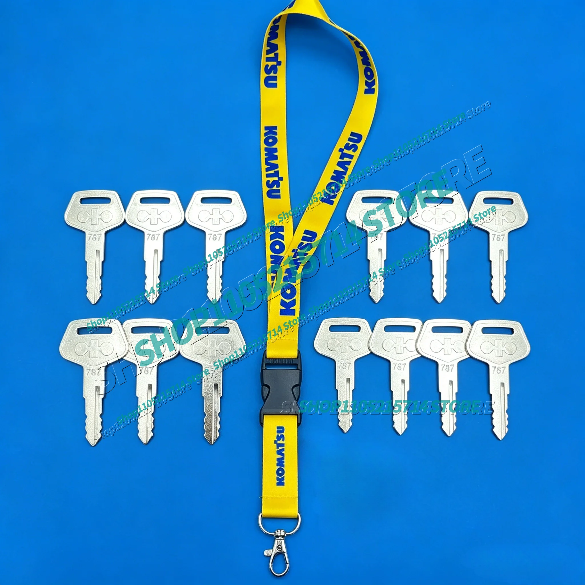 2/5/10pcs Komatsu 787 Key for PC60/120/130/200/210/220/300/360-6-7-8 with Keychain Key Lanyard Excavator Accessories
2/5/10pcs Komatsu 787 Key for PC60/120/130/200/210/220/300/360-6-7-8 with Keychain Key Lanyard Excavator Accessories