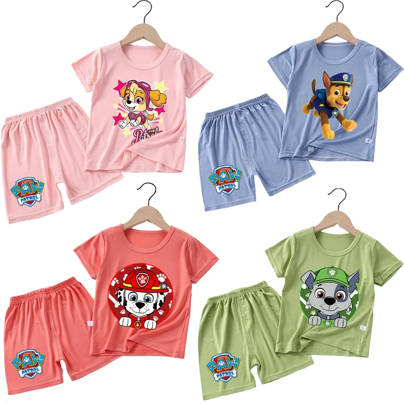 2 PCS Paw Patrol Children Pyjamas Set Anime Cartoon Printed Short Suit Summer Casual Comfortable Homewear Kids Harajuku Clothes
2 PCS Paw Patrol Children Pyjamas Set Anime Cartoon Printed Short Suit Summer Casual Comfortable Homewear Kids Harajuku Clothes