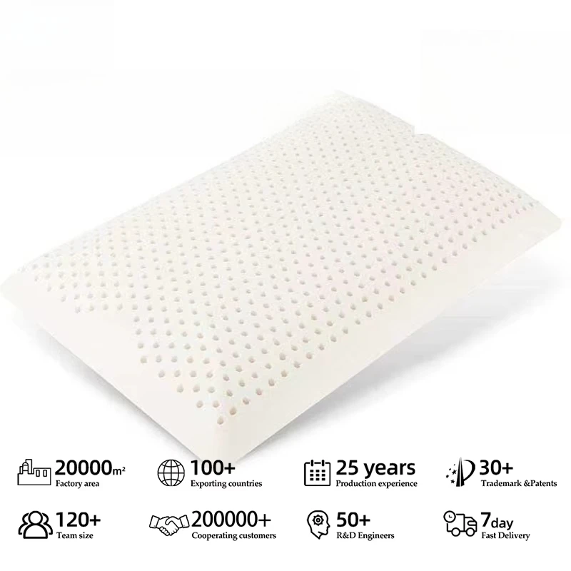 Latex pillow Thailand pure natural memory travel pillow neck protection spine health care orthopedic pillow slow rebound
Latex pillow Thailand pure natural memory travel pillow neck protection spine health care orthopedic pillow slow rebound