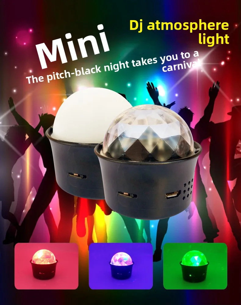 Ambient Light Colorful USB Car DJ Light Stage KTV Light Starry Sky Projection Voice-activated DJ Crystal Magic Ball
Ambient Light Colorful USB Car DJ Light Stage KTV Light Starry Sky Projection Voice-activated DJ Crystal Magic Ball