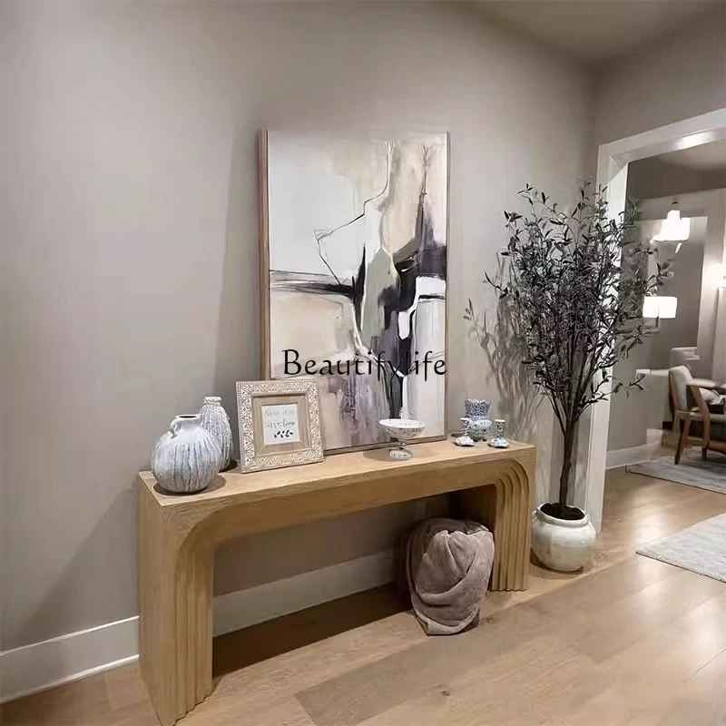 American Style Solid Wood Entryway Console Decorative Cabinet High-End Ultra-Thin Oak Designer
American Style Solid Wood Entryway Console Decorative Cabinet High-End Ultra-Thin Oak Designer