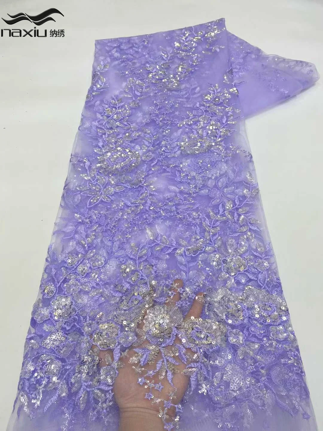 Madison African Lace Fabric 2026 High Quality Nigeria French 3D Mesh Sequins Lace Fabric Embroidered Dubai For Wedding Dress
Madison African Lace Fabric 2026 High Quality Nigeria French 3D Mesh Sequins Lace Fabric Embroidered Dubai For Wedding Dress