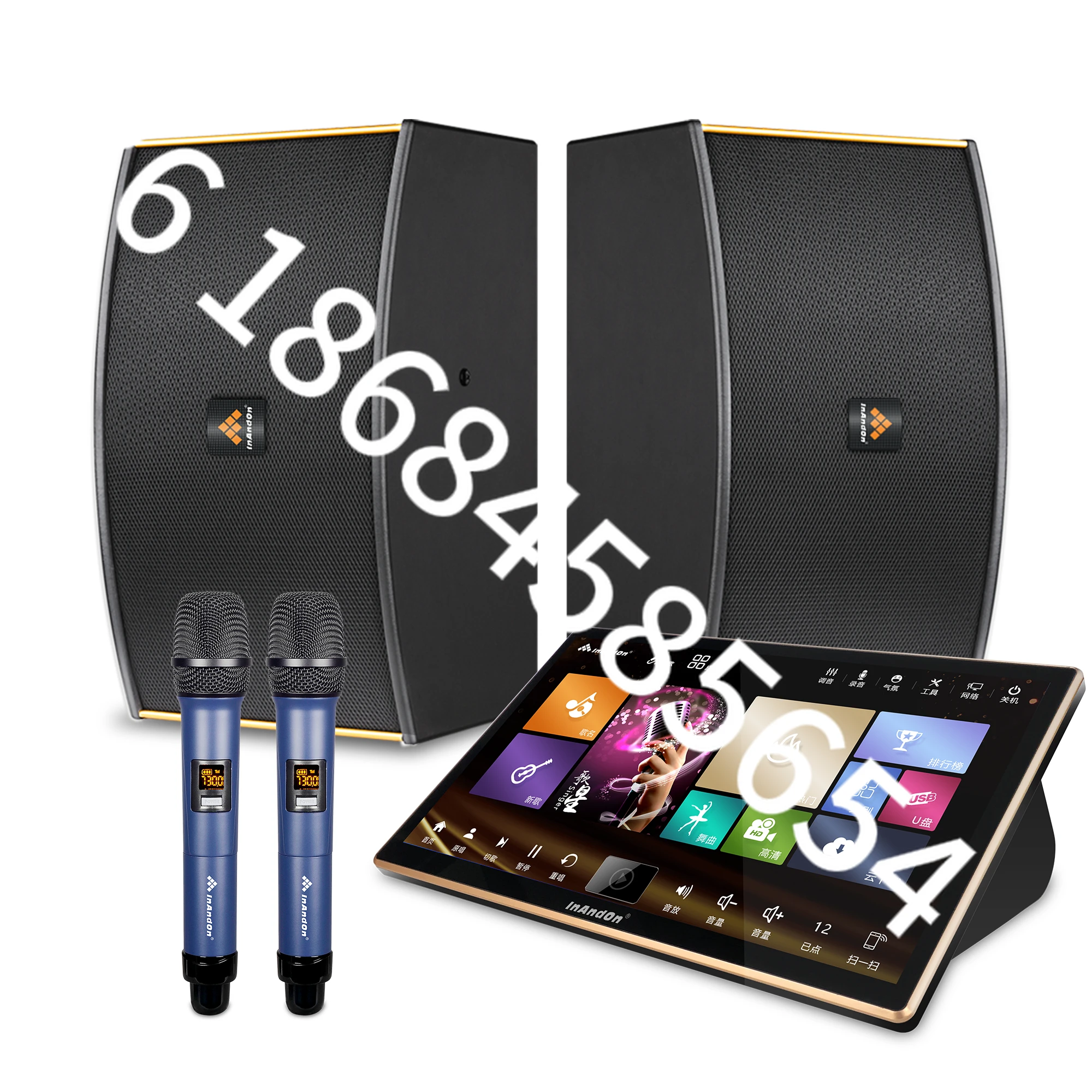 InAndOn 18.5" Touch Screen Singing Portable Karaoke Machine Juke Box 2TB Karaoke Machine System Speaker KTV Karaoke Player Set
InAndOn 18.5" Touch Screen Singing Portable Karaoke Machine Juke Box 2TB Karaoke Machine System Speaker KTV Karaoke Player Set