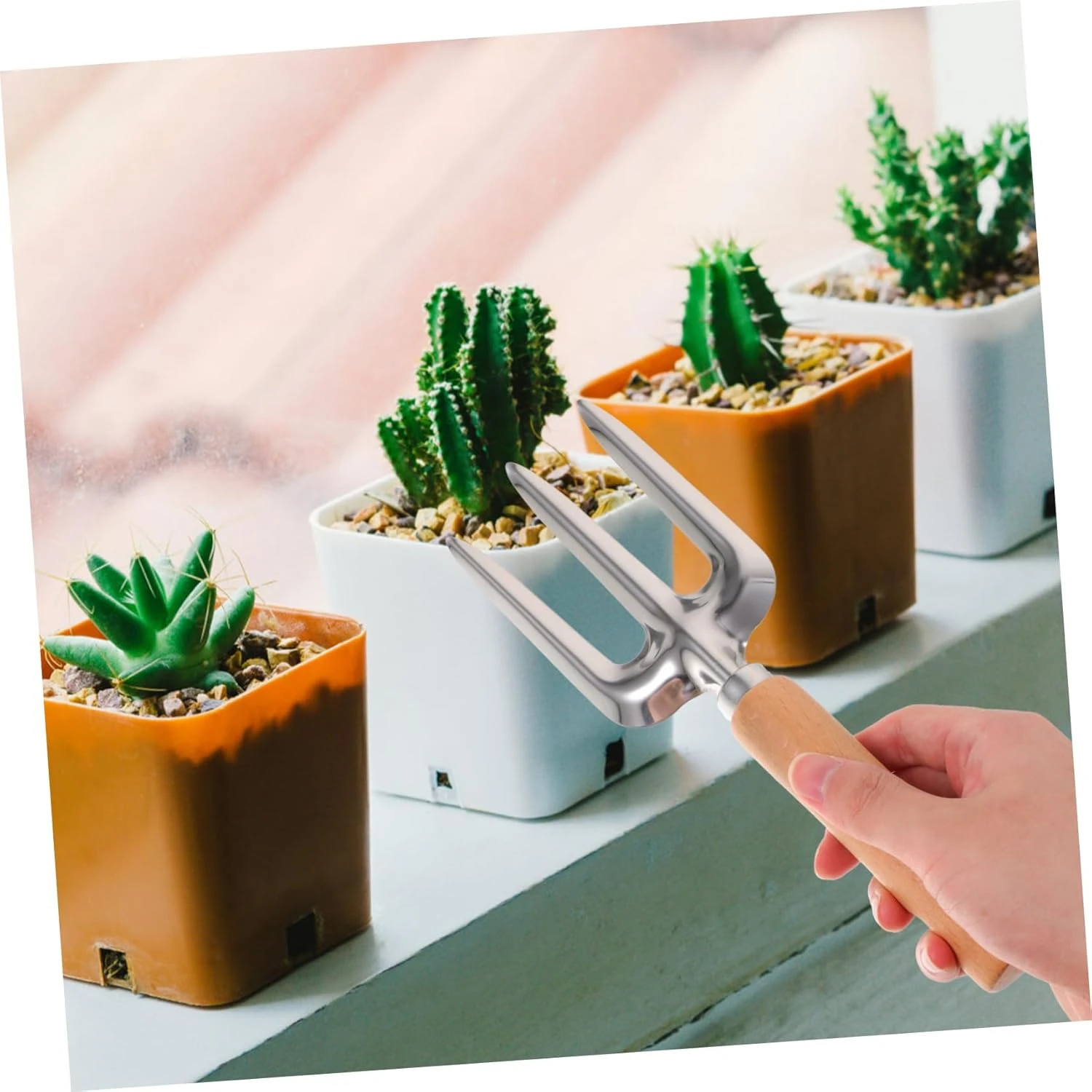 Garden Hand Tool Set: Pointed Shovel, Three-Tooth Rake, Small Shovel, Graduated Shovel, Scoops, Manual Weeders, Small Rake, Weed
Garden Hand Tool Set: Pointed Shovel, Three-Tooth Rake, Small Shovel, Graduated Shovel, Scoops, Manual Weeders, Small Rake, Weed