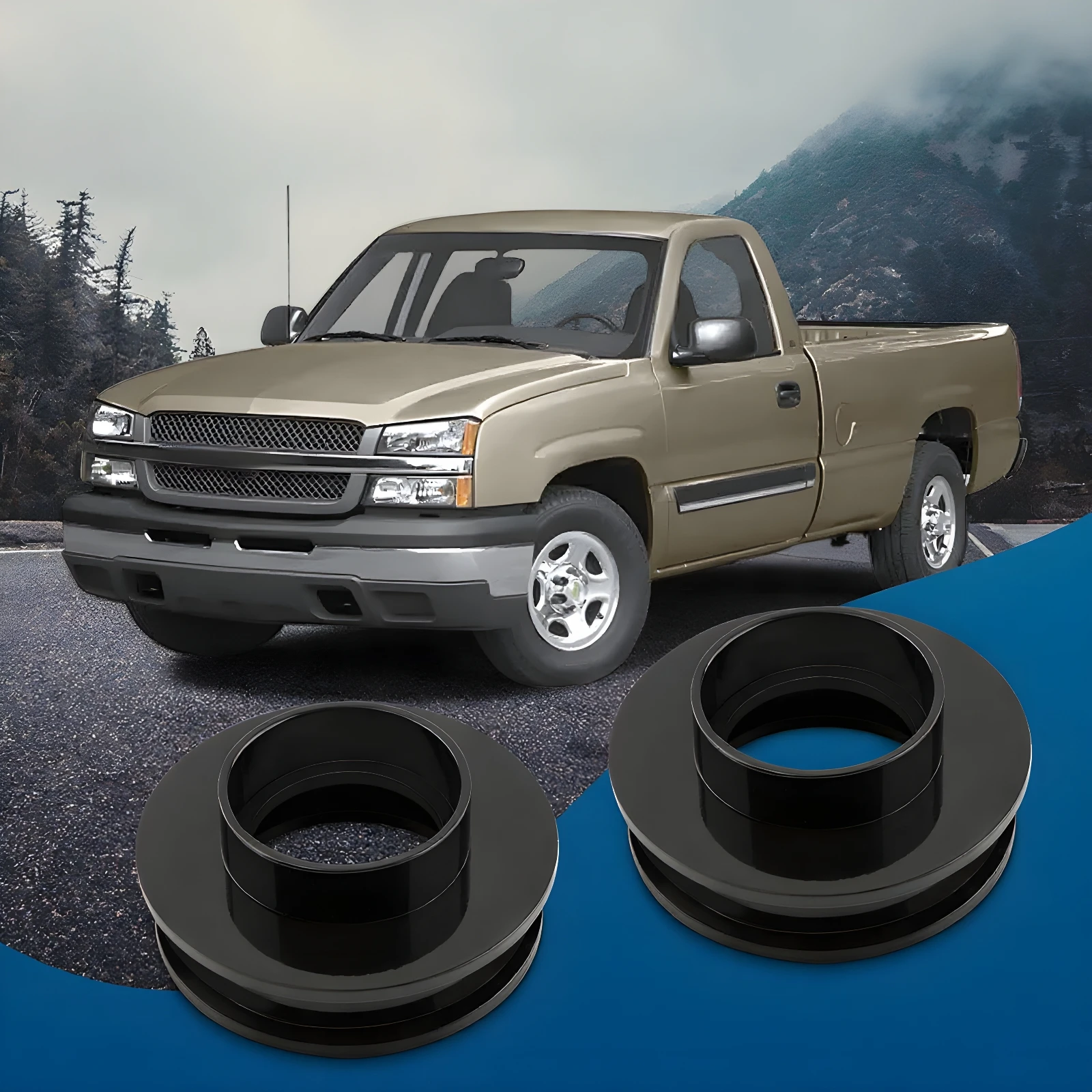 3" Front Leveling Lift Kit For Chevy Silverado GMC Sierra 2WD 1999-2006
3" Front Leveling Lift Kit For Chevy Silverado GMC Sierra 2WD 1999-2006