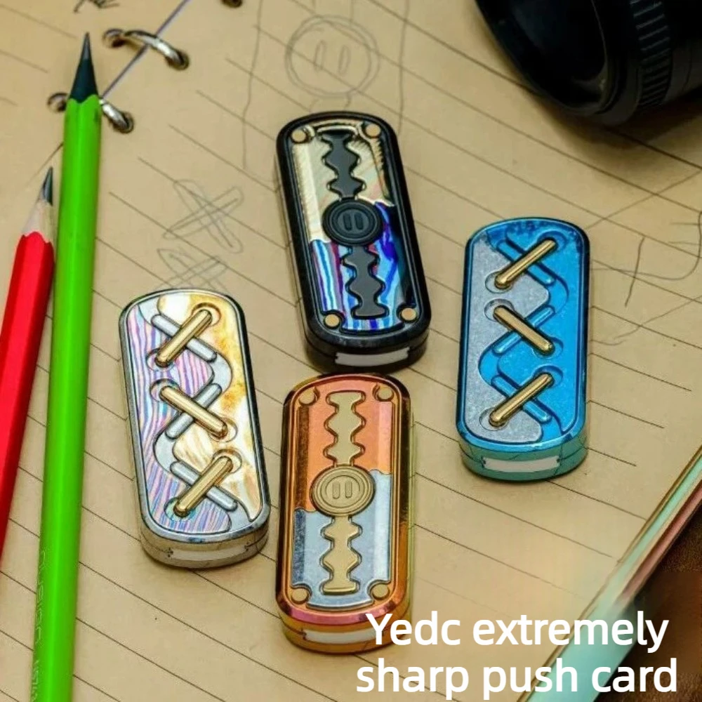 YEDC EDCSHOW Exclusive Extremely Sharp Intensive Push-Type Card Decompression Toy
YEDC EDCSHOW Exclusive Extremely Sharp Intensive Push-Type Card Decompression Toy