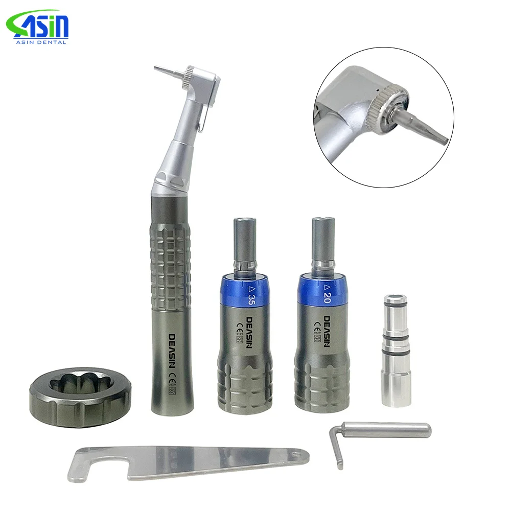 Dental Non-Slip Dentistry Orthodontics Instrument Implant Wrench Torque contra angle Handpiece 20N/35N Handle Set
Dental Non-Slip Dentistry Orthodontics Instrument Implant Wrench Torque contra angle Handpiece 20N/35N Handle Set