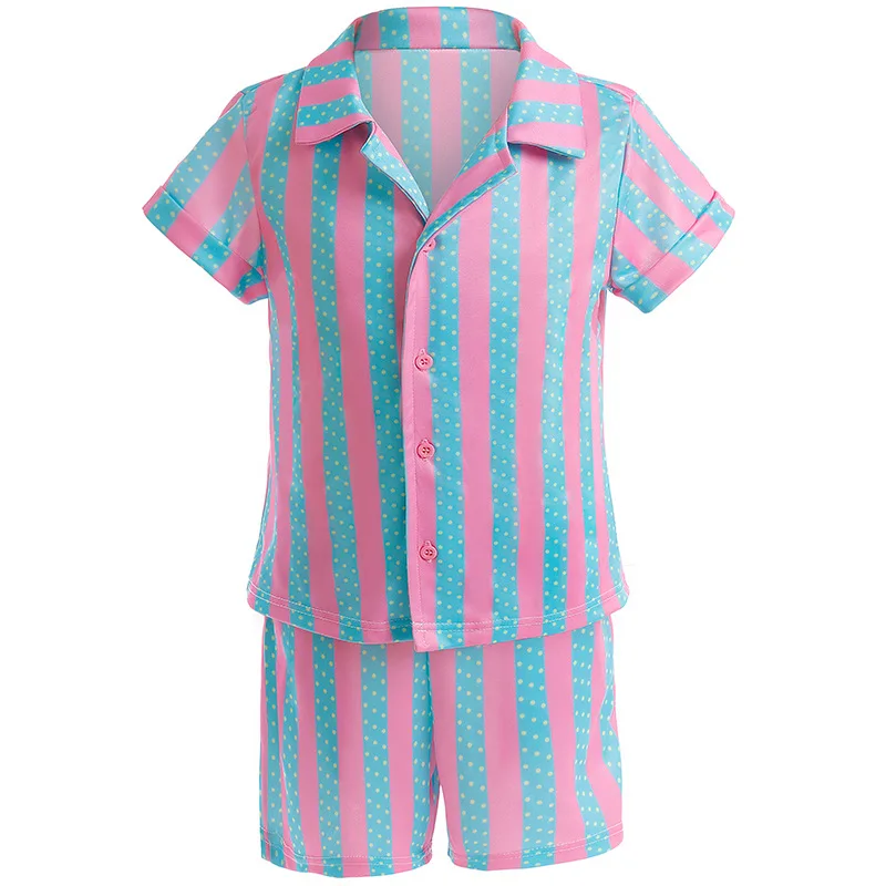 Boy Striped Suit Vacation 2pcs Outfit Baby Boy Short Sleeve Clothes + Shorts Cosplay Movie Beach Holidays Sets for 2-6Years kid
Boy Striped Suit Vacation 2pcs Outfit Baby Boy Short Sleeve Clothes + Shorts Cosplay Movie Beach Holidays Sets for 2-6Years kid