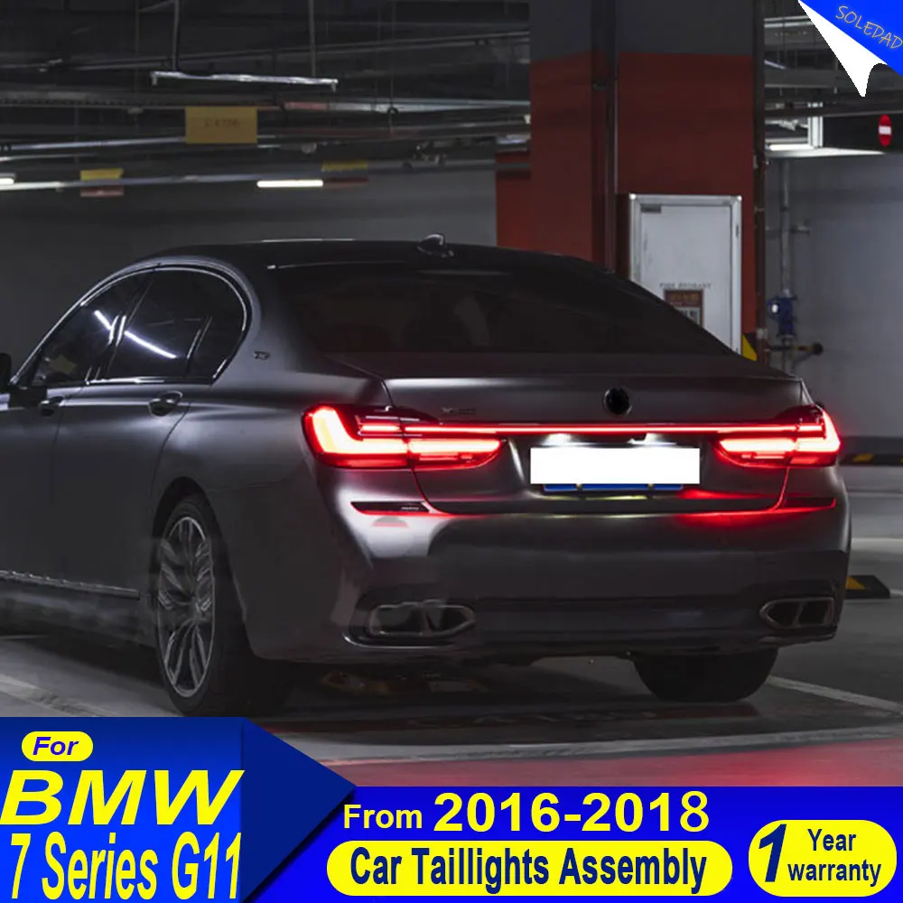 Для BMW 7 серии G11 2016 2017 2018: Обновленные задние фонари G12 с динамическими последовательными указателями поворота, задние фонари багажника, установка Plug and Play.
Для BMW 7 серии G11 2016 2017 2018: Обновленные задние фонари G12 с динамическими последовательными указателями поворота, задние фонари багажника, установка Plug and Play.