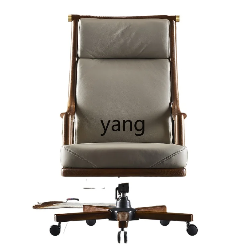 LT leather solid wood office household swivel chair Chinese high-end seat business cowhide chair
LT leather solid wood office household swivel chair Chinese high-end seat business cowhide chair
