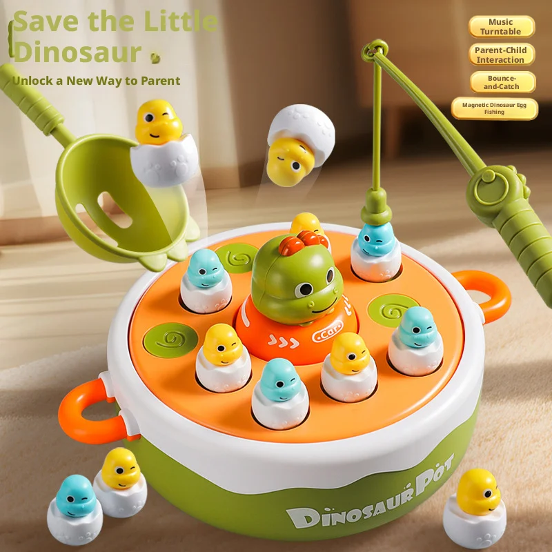 4 IN 1 Catching Pop Up Dinosaur Fishing Tic-Tac-Toe Game with Music Kid Launch Board Interaction Game Educational Boy Girl Toy 4
4 IN 1 Catching Pop Up Dinosaur Fishing Tic-Tac-Toe Game with Music Kid Launch Board Interaction Game Educational Boy Girl Toy 4